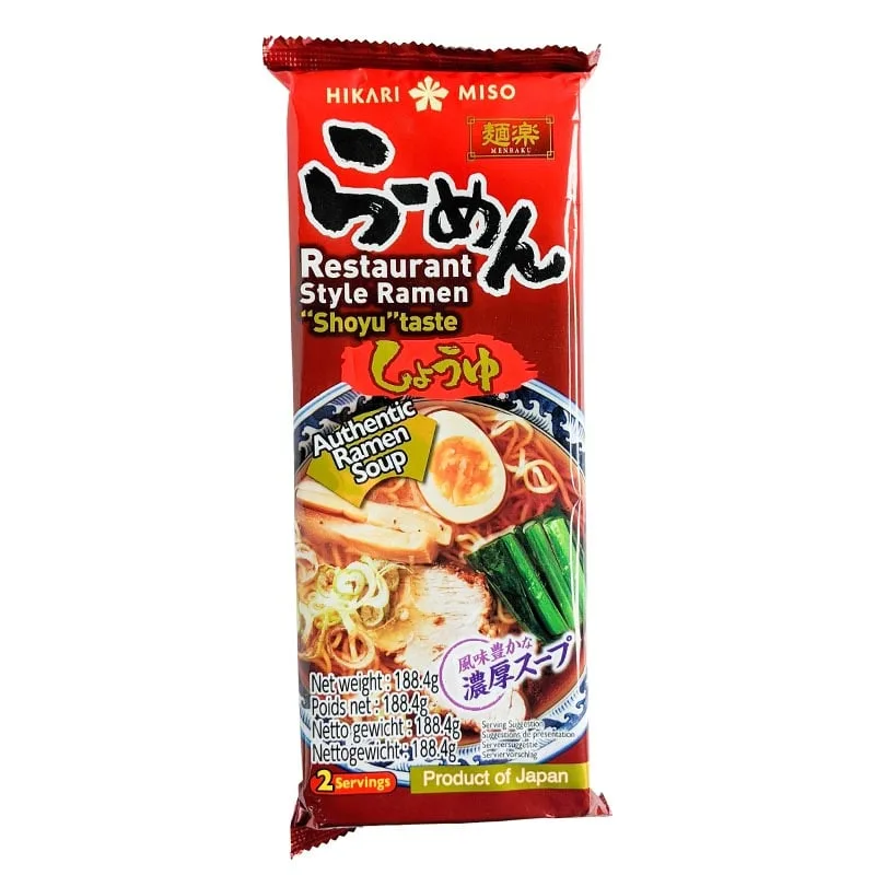 Autentisk Japansk Ramen Shoyu för två portioner