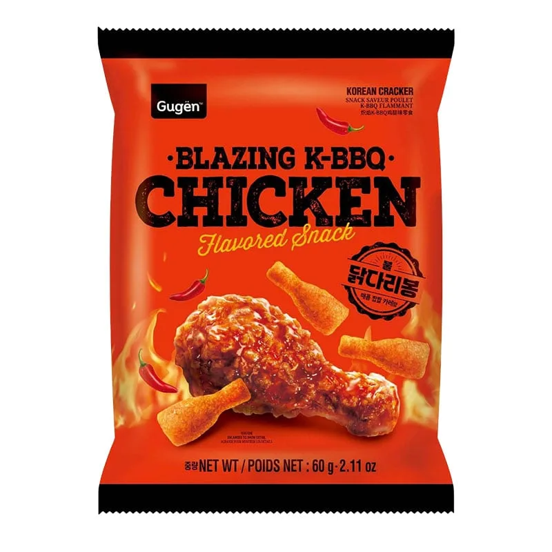 Blazing K-BBQ Kycklingklubba snacks 60g