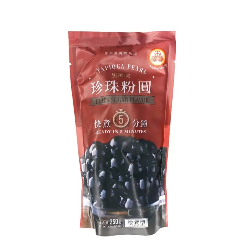 Boba till Bubble Tea Svarta Tapiokapärlor 250g