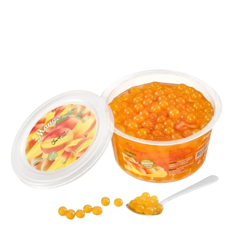 Popping Boba Fruktpärlor till Bubble Tea Mango 450g