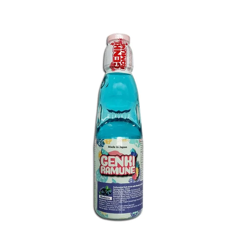 Genki Ramune Blåbär 20cl