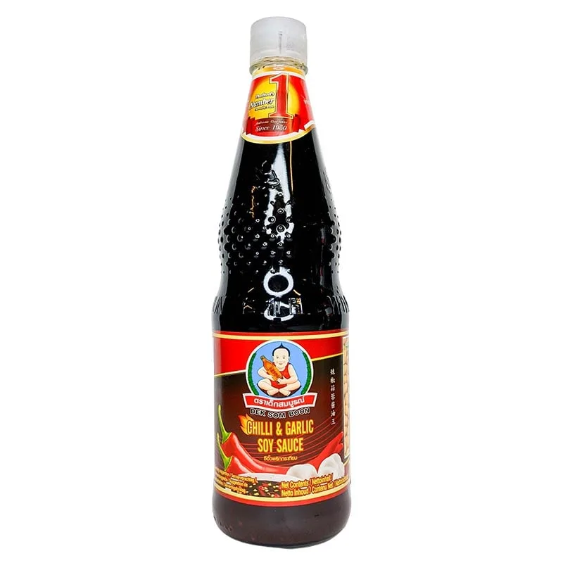 Sojasås med Chili och Vitlök, Healthy Boy 700ml