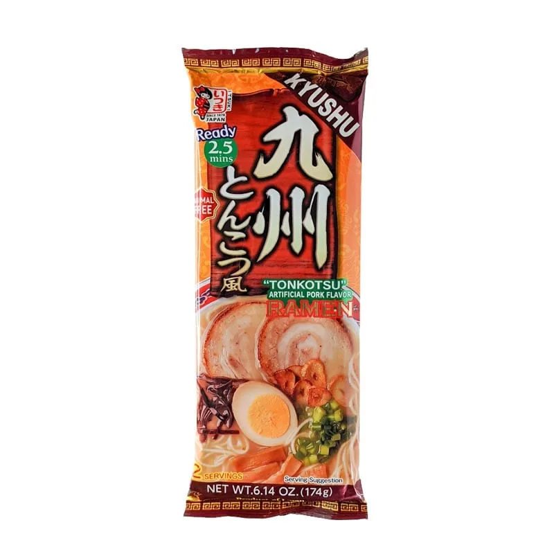 Tonkotsu Ramen Kyushu i förpackning för två portioner